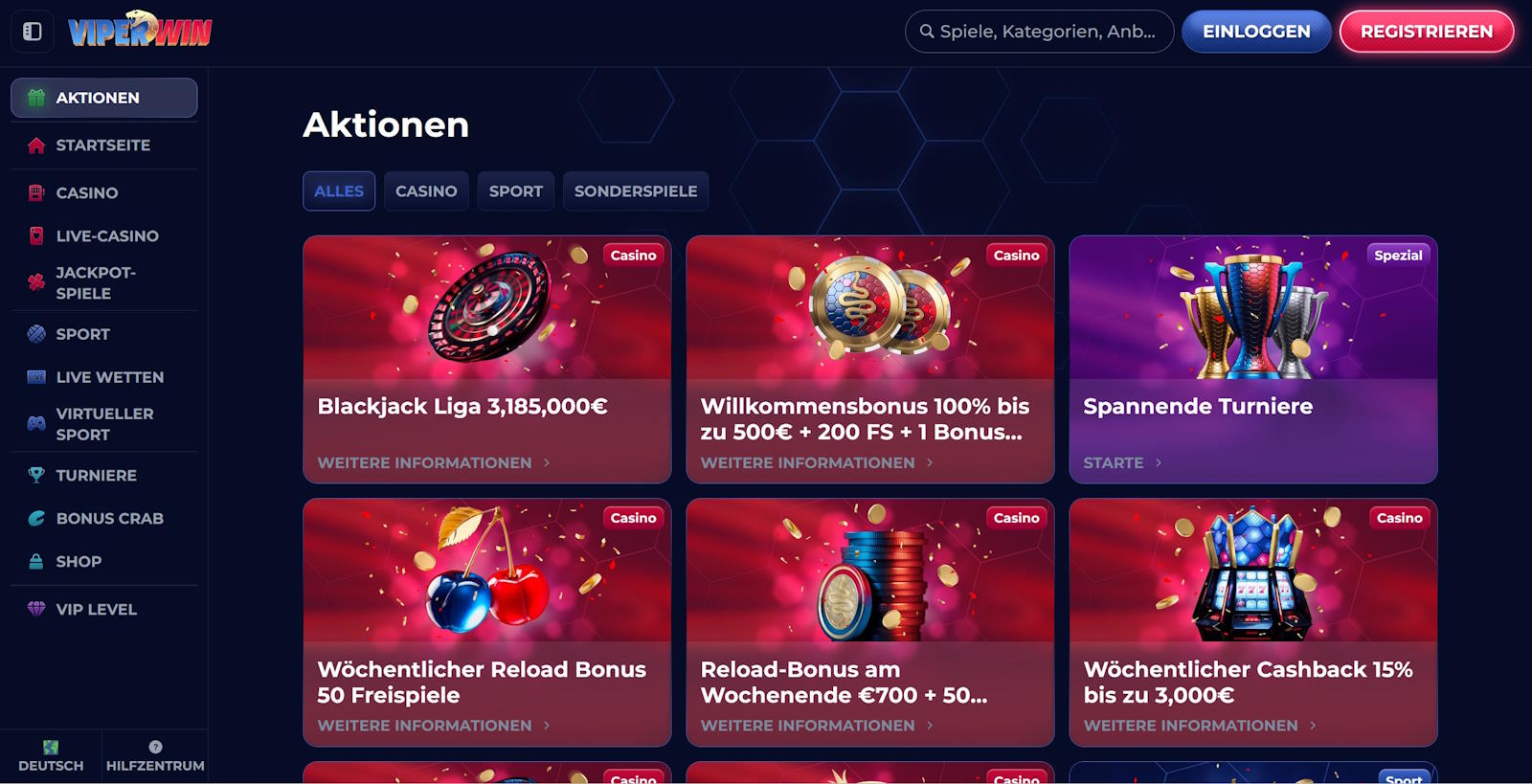 ViperWin Online-Casino ViperWin Online-Casino